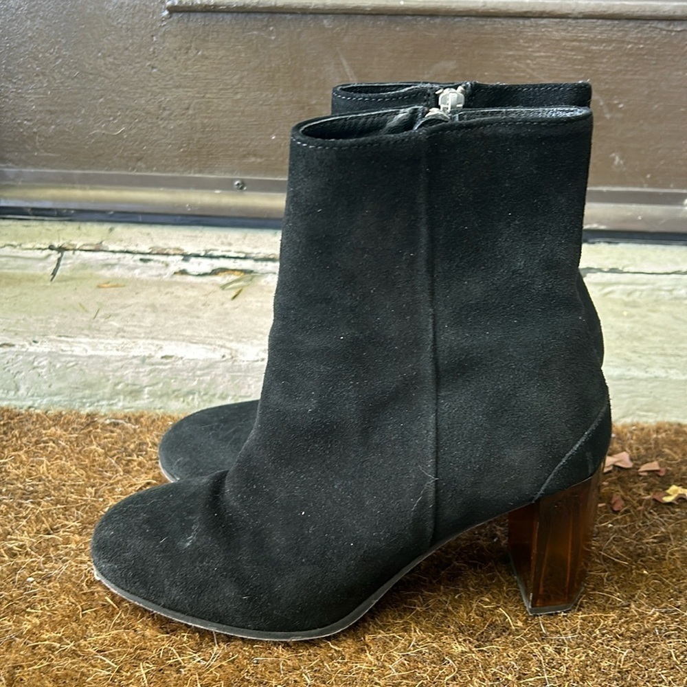 All Saints Roka Suede Ankle Boots Sz 39 Suede Booties